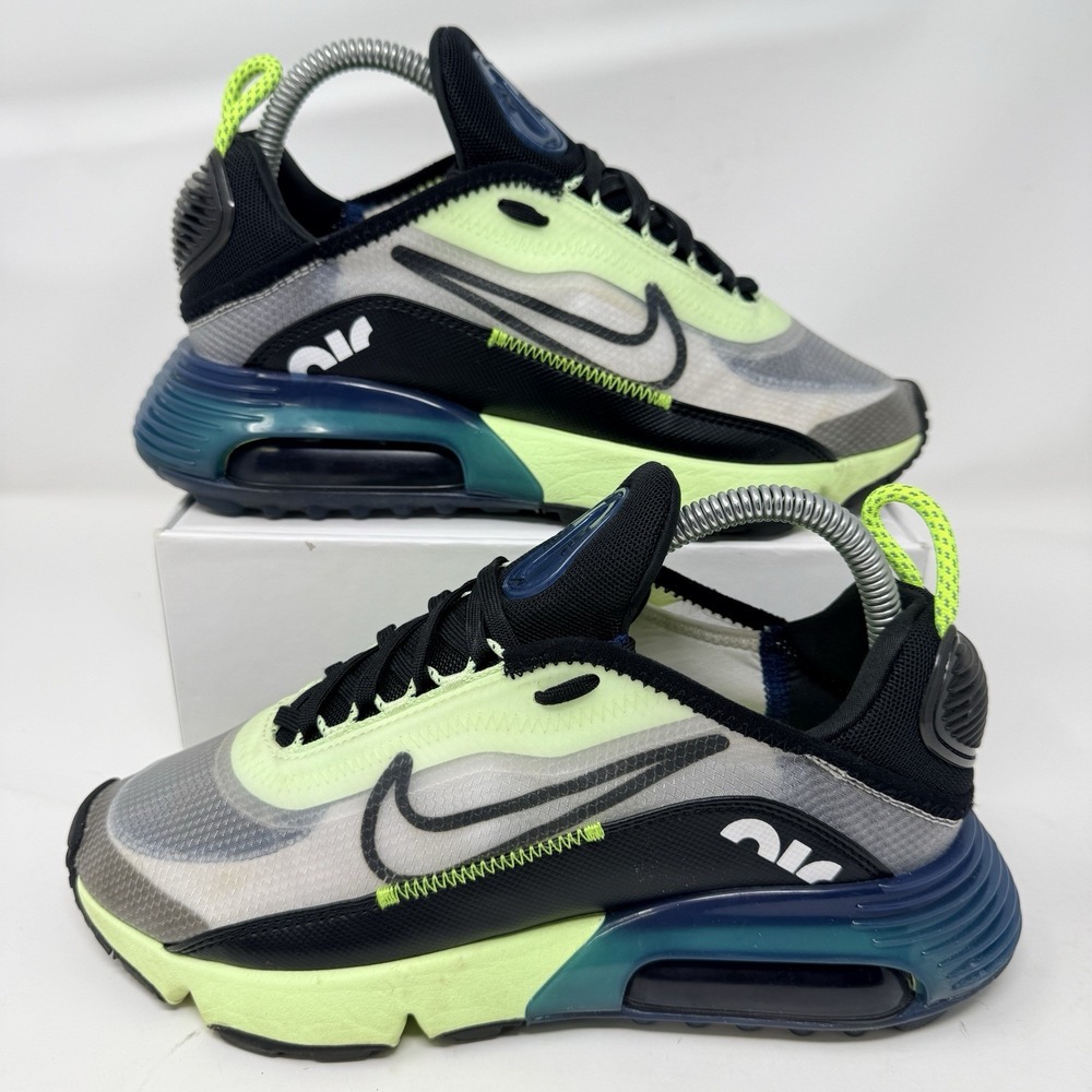 Nike Air Max 2090 Promo WOMENS 7 White Volt Running Shoes BV9977-101 SU20 Rare